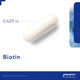 Біотин, Biotin, Pure Encapsulations, 8 мг, 60 капсул, (PE-00681) - зображення 3
