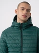 Куртка демисезонная с капюшоном мужская 4F Down Jacket M240 4FAW23TDJAM240-41S M Зеленая (5904698503056) - изображение 2