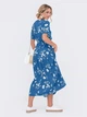Платье миди женское Dressa 61933 52 Синее (2000406009551_D) - изображение 5