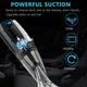 Ручной универсальный автомобильный пылесос Grikey B3 с панелью компрессора и фонарем для авто, 130W, Черный (M000516D) - изображение 6