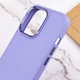 TPU чохол Bonbon Metal Style для Apple iPhone 13 Pro (6.1") Сиреневый / Dasheen - изображение 5