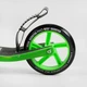 Самокат двоколісний "Rio" колеса PU 145 мм, амортизатор. Green and Black (136363) - зображення 5