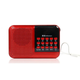 Радиоприёмник с FM USB MicroSD BKK S61 радио на аккумуляторе Красный - изображение 1