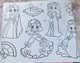 Раскраска для детей Mega Princesses 30*300 см. на клейкой основе, большая раскраска 3 м. для детских праздников, садов, школ, Chansin (67589872) - изображение 8