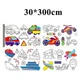 Раскраска для детей Mega Cars 30*300 см. на клейкой основе, большая раскраска 3 м. для детских праздников, садов, школ, Chansin (67589814) - изображение 1