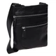 Мужская кожаная сумка Borsa Leather K1307-black - изображение 1