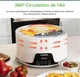 Сушилка для овощей фруктов мяса COSORI CFD-N051-W пищевой дегидратор белый сенсорный - изображение 6