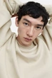 Свитшот H&M XL серо бежевый 3089708186 - изображение 4