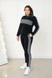 Жіночий спортивний костюм Fashion 54/56 чорний - зображення 2