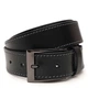 Мужской кожаный ремень Borsa Leather V1115FX10-black - изображение 1