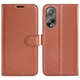 Классический чехол-книжка Deexe Book Type для OPPO A98 - Brown - изображение 1