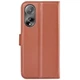 Классический чехол-книжка Deexe Book Type для OPPO A98 - Brown - изображение 5