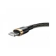 Кабель Baseus USB to Lightning Cable 2.4A (1m) Gold-Black (CALKLF-BV1) - изображение 3