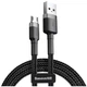 Кабель Baseus Cafule Cable USB For Micro 2.4A 0.5M Black (CAMKLF-AG1) - изображение 1