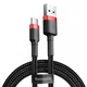 Кабель Baseus Cafule Cable USB to Type-C 3A 1m Red/Black (CATKLF-B91) - изображение 1