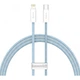 Кабель Baseus Dynamic Series Fast Charging Type-C to Lightning PD 20W 1m Blue (CALD000003) - зображення 1
