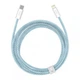 Кабель Baseus Dynamic Series Fast Charging Type-C to Lightning PD 20W 1m Blue (CALD000003) - зображення 2