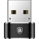 Перехідник Baseus Type-C до USB Black (CAAOTG-01) - зображення 3