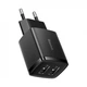 Сетевое зарядное устройство Baseus Compact Charger 2U 10.5W EU Black (CCXJ010201) - изображение 1