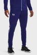 Спортивні штани Under Armour UA PIQUE TRACK PANT синій Чол MD 1366203-468 MD - зображення 1