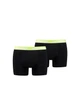 Трусы-боксеры Head BASIC BOXER 2P светло-зеленый, черный Муж XL 701202741-019 XL - изображение 1
