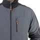 Куртка SOFTSHELL, темно серо-черная, трехслойная, ткань стрейч 300GSM 100D с водо-, ветрозащитой, XXXL INTERTOOL SP-3136 - изображение 5
