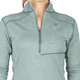 Термореглан жіночий 5.11 Tactical Women's Glacier Half Zip Jade L (62005-215) - изображение 3