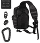 Рюкзак однолямочний Sturm Mil-Tec TACTICAL ONE STRAP ASSAULT PACK SMALL Black 10 liter (14059188) - изображение 2