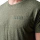Футболка з малюнком 5.11 Tactical Triblend Legacy Short Sleeve Tee Military Green Heather S (41230ABL-223) - изображение 3