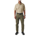 Футболка поло тактична з коротким рукавом 5.11 Tactical Performance Polo - Short Sleeve Synthetic Knit Silver Tan S (71049-160) - изображение 8