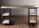 Дизайнерський Письмовий комп'ютерний стіл з полицями Loft Design 120x60x75h Чорний/Дерево ATL630 - зображення 1