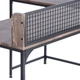 Дизайнерский Письменный компьютерный стол Loft Design 180x120x75h Черный/Дерево ATL1534 - изображение 6