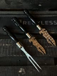Нож вилка для снятия мяса Reckless Vavilon с деревянной ручкой 28х3см 1 шт нвчл28 - изображение 10