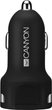 Ładowarka samochodowa Canyon 2USB 2.4A Czarno-Pomarańczowa (CNE-CCA04B) - obraz 2