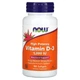 Витамин Д3, Vitamin D-3, Now Foods, 1000 МЕ, 180 капсул, (NOW-00365) - изображение 1