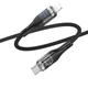 Кабель Hoco U115 з дисплеєм, Type-C to Lightning, 1.2m, черный - зображення 2