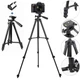 Штатив тренога TRIPOD ADS 312О для камери та телефону портативний трипод для зйомки 0,35-1,02 м з чохлом - зображення 1