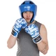 Шлем боксерский открытый с усиленной защитой макушки Zelart Fight Gear Heroe 8268 размер L Blue - изображение 6