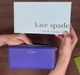 Гаманець жіночий шкіряний Kate spade New York синій - зображення 1