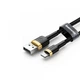Кабель зарядки BASEUS 3M для Apple Lightning to USB для IOS устройств iPhone iPad Black+Gold - изображение 4