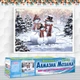 Алмазная мозаика "Семья снеговиков" Алмазная мозаика 40x50см DM-382 - изображение 2