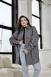 Осенняя куртка женская UF-Fashion 70/2 - dvs 42 серый - изображение 1