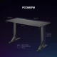 Комп'ютерний стіл з регулюванням висоти GamePro GD214 Black - зображення 10