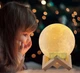 Настольный аккумуляторный цветной светильник ночник Луна 3D LED NAZIM на сенсорном управлении - изображение 6