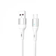 Кабель SkyDolphin S06V LED Smart Power USB - microUSB (M/M) 1 м, White (USB-000558) - зображення 1