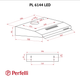 Вытяжка плоская Perfelli PL 6144 W LED - изображение 11