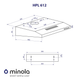Вытяжка плоская Minola HPL 612 IV - изображение 10