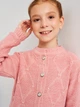 Подростковая кофта для девочки UKC Kids 2469 158-164 см Коралловая (ROZ6400177164) - изображение 4