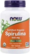 Спирулина, Spirulina, Now Foods, сертифицированная, 500 мг, 180 табл, (NOW-02704) - изображение 1