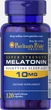 Мелатонін, Melatonin, Puritan's Pride, 10 мг, 120 капсул (PTP-31364) - зображення 1